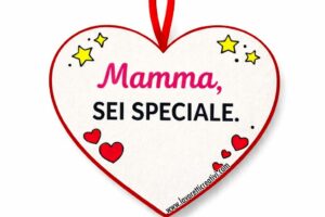 cuore da appendere per la mamma