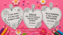 cuori fai da te per la mamma da stampare