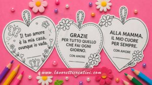 cuori fai da te per la mamma da stampare