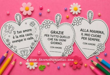 cuori fai da te per la mamma da stampare