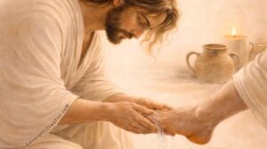 gesu lavanda dei piedi