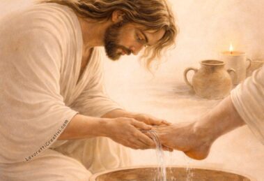 gesu lavanda dei piedi