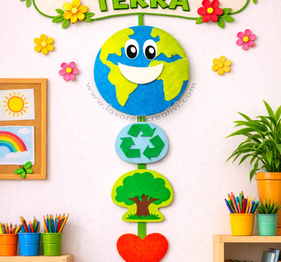 ghirlanda per la giornata mondiale della terra