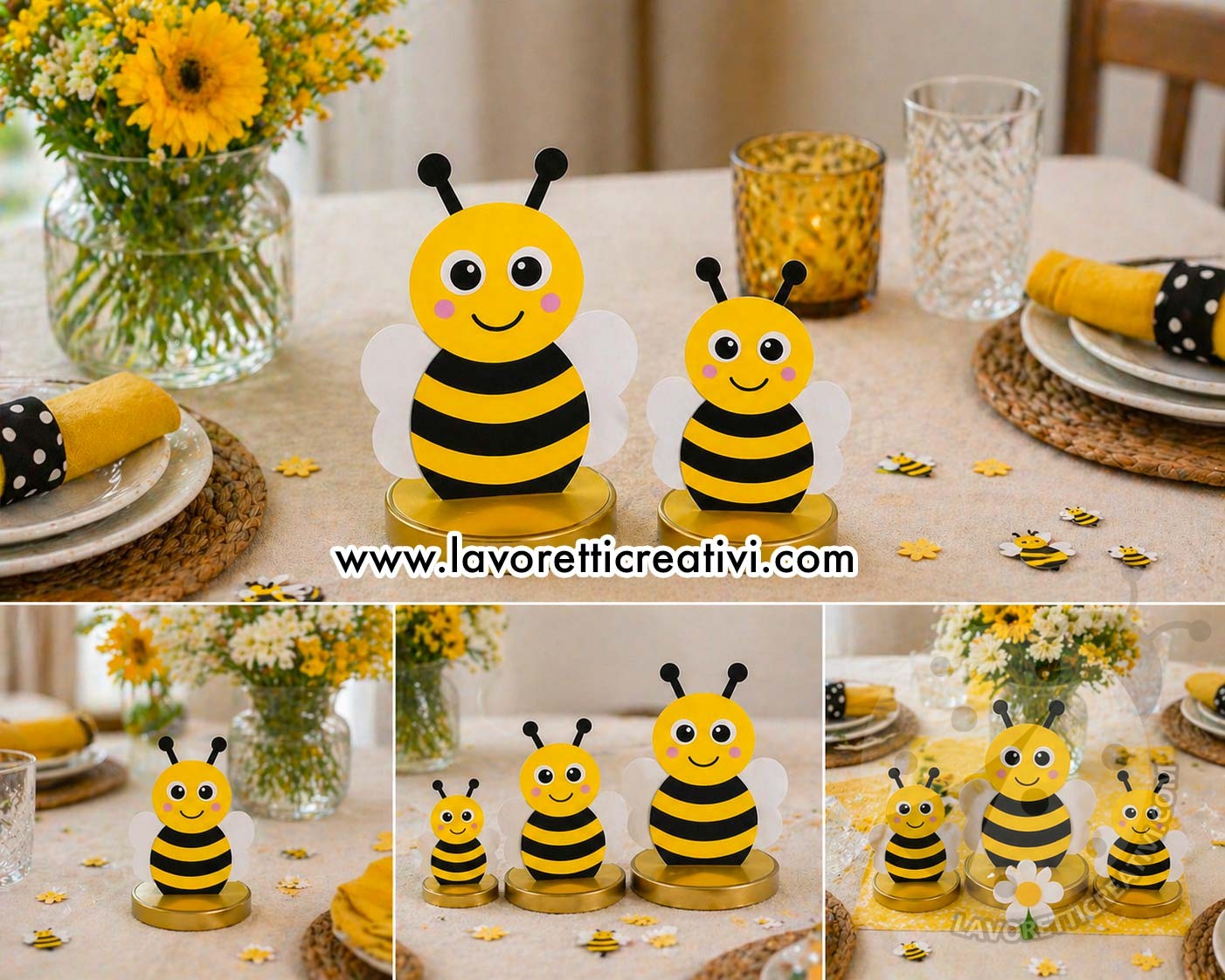 idea centrotavola tema api