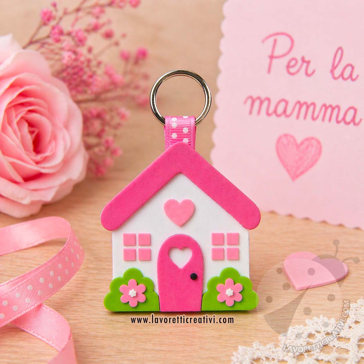 portachiavi festa della mamma