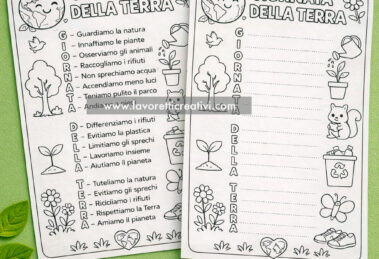 schede didattiche giornata della terra