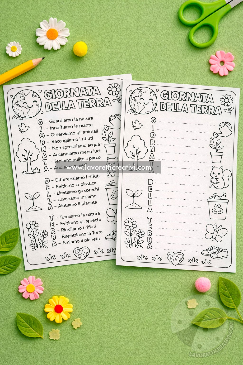 schede didattiche giornata della terra