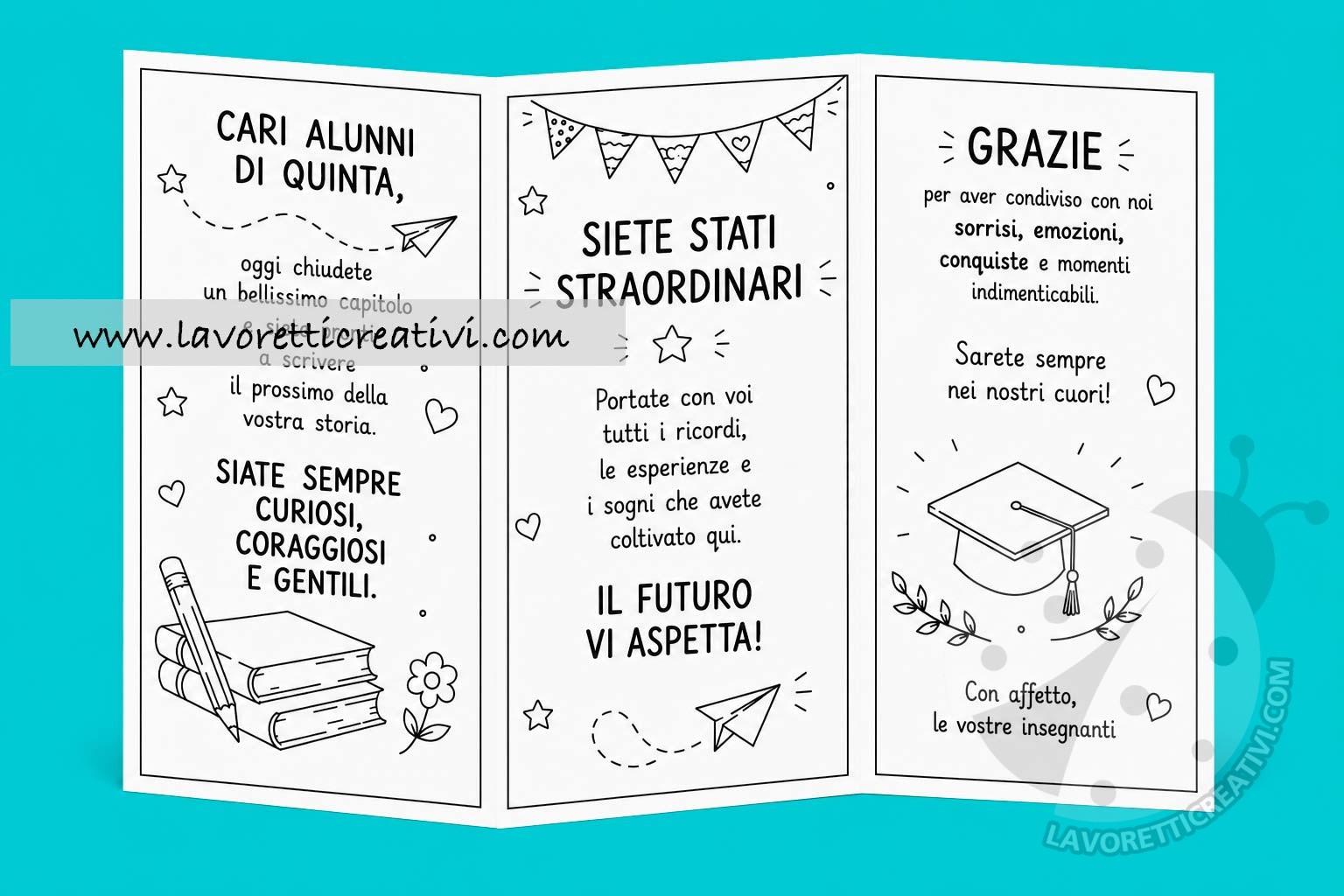 Regalo fai da te per fine anno classe quinta elementare