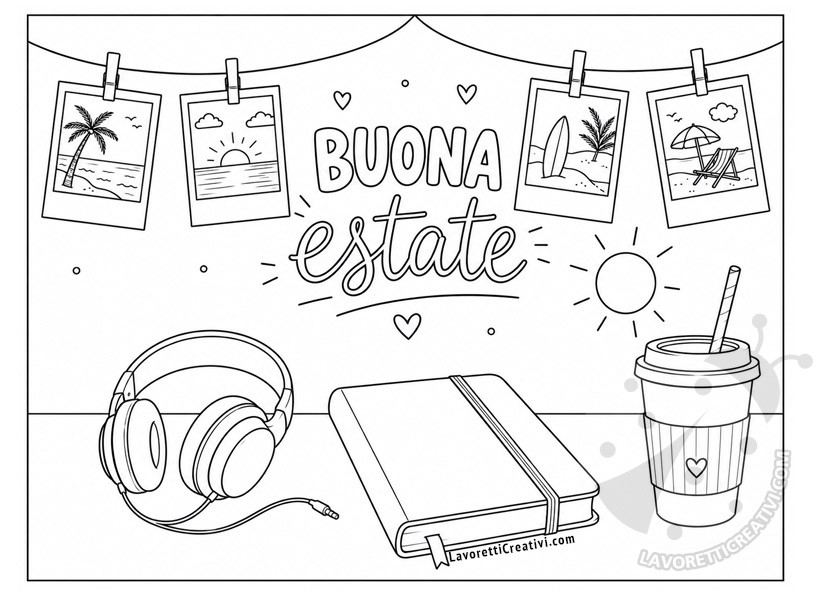 buona estate disegno