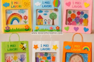buste porta lavori scuola infanzia