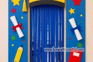 decorazione porta fine anno scolastico