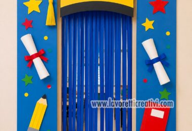 decorazione porta fine anno scolastico