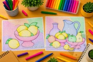 disegni con le linee facili