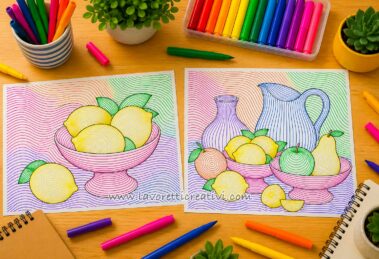 disegni con le linee facili