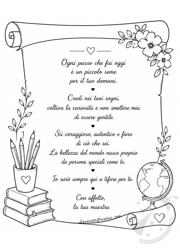 frasi maestra per alunni