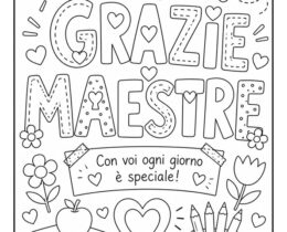 grazie maestre disegno