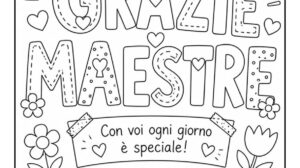 grazie maestre disegno