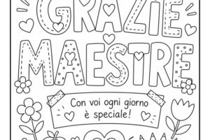 grazie maestre disegno