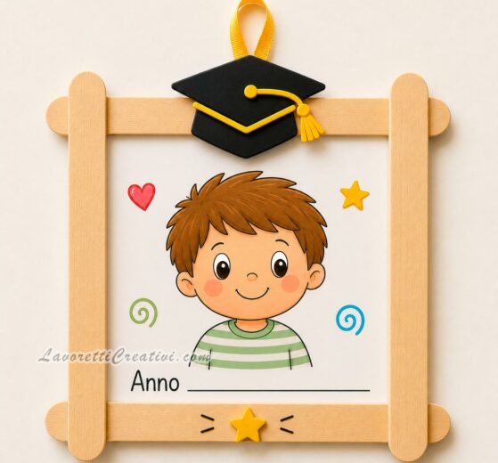 idea regalo per bambino fine anno facile
