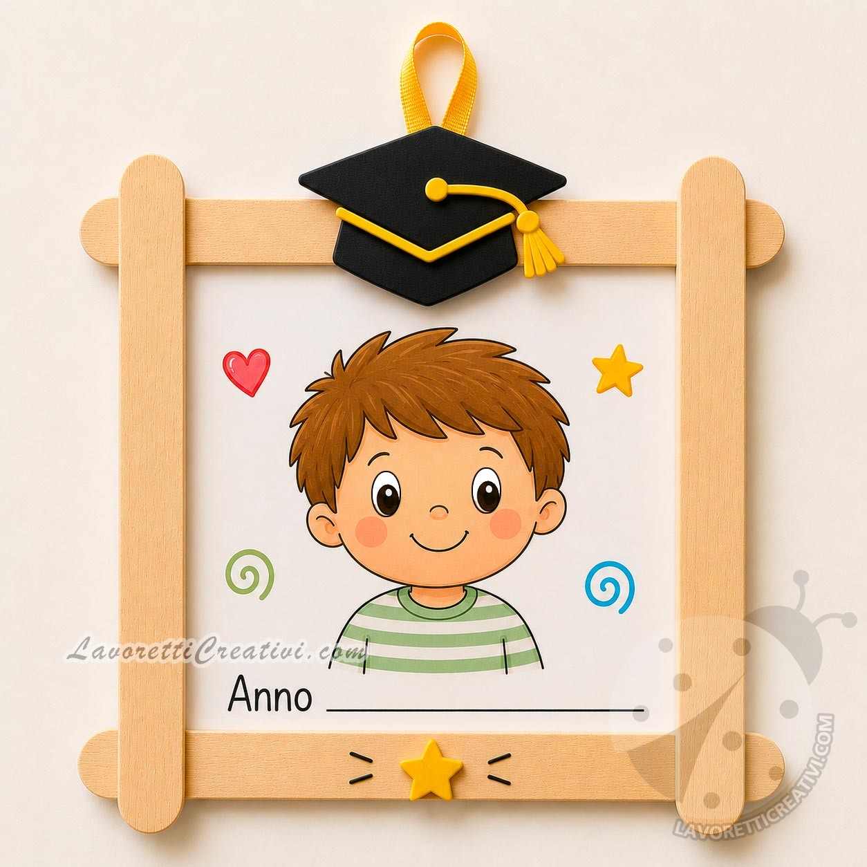 idea regalo per bambino fine anno facile