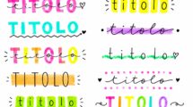titoli carini con evidenziatori