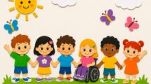 bambini in gruppo