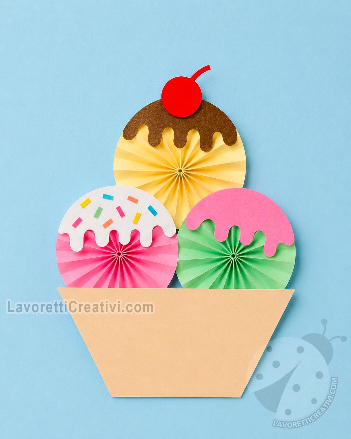 Gelato di carta 8 coppetta gelato di carta 1