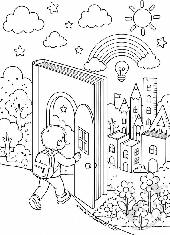 disegno sulla lettura per bambini