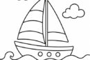 mare con barca a vela