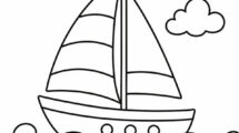 mare con barca a vela