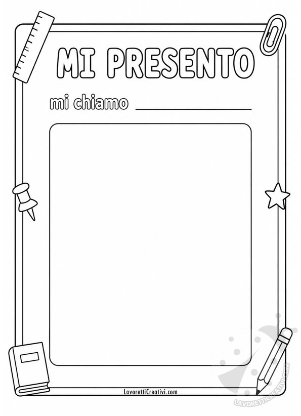 Schede Mi presento 8 mi presento attivita accoglienza