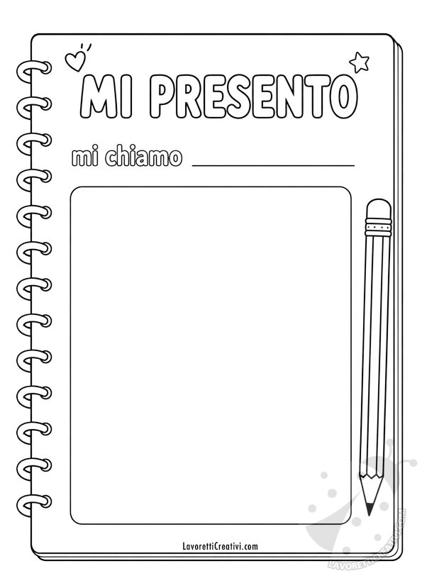 Schede Mi presento 9 mi presento scuola primaria