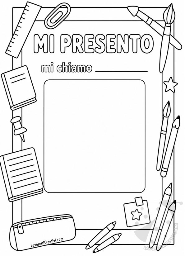 Schede Mi presento 7 scheda mi presento