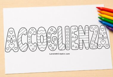 scritta accoglienza