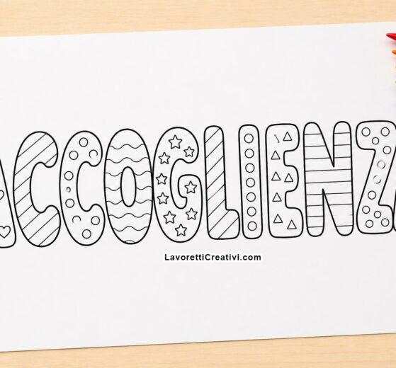 scritta accoglienza