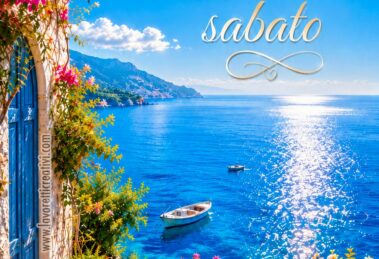 buon sabato estivo con mare
