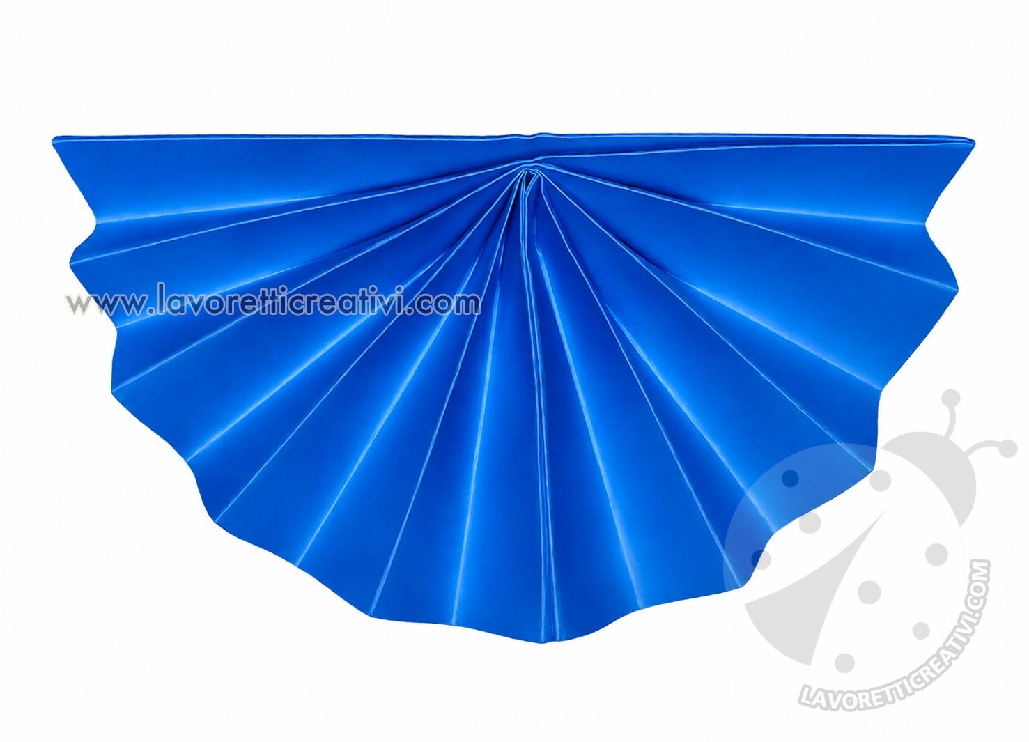 Segnalibro con abbassalingua 8 Corpo a ventaglio di carta blu per il segnalibro con abbassalingua