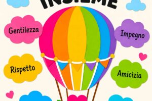 cartellone la mongolfiera dei valori