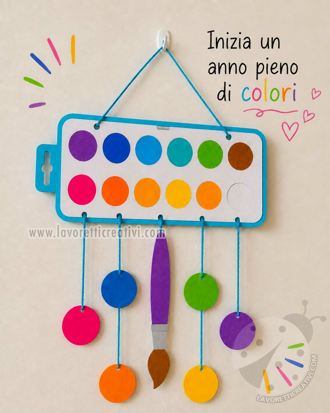 Decorazione da parete per la scuola dell’infanzia fai da te 7 decorazione accoglienza con frase
