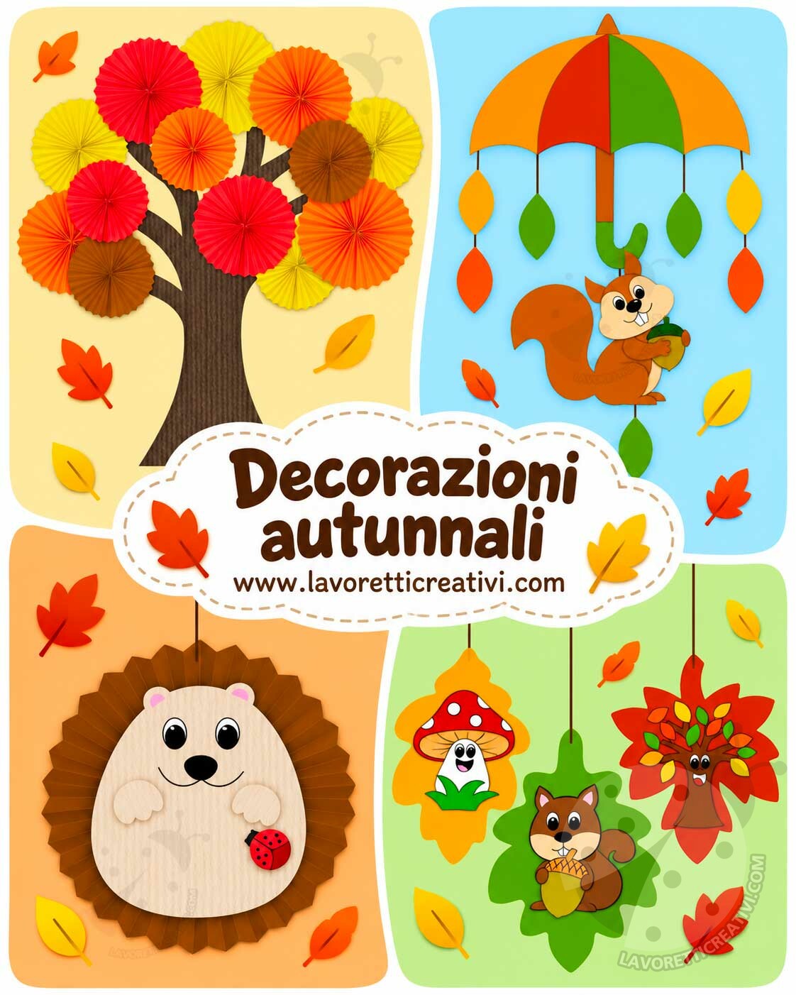 Decorazioni autunnali per la scuola 7 decorazioni autunnali