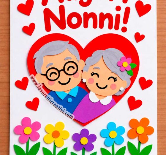 biglietto fai da te per i nonni