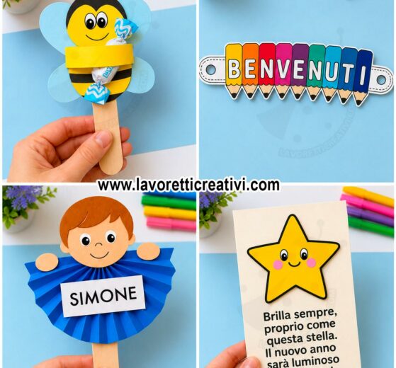 gadget accoglienza infanzia da stampare