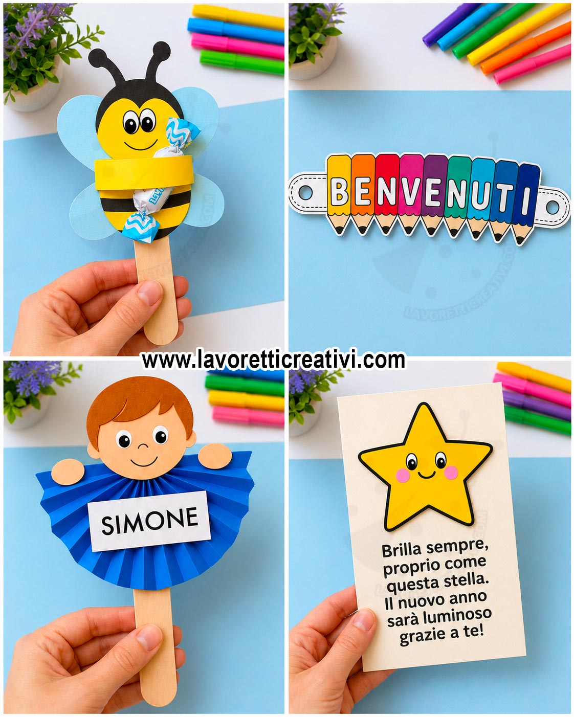 gadget accoglienza infanzia da stampare