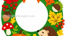 ghirlanda autunnale da stampare