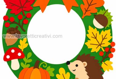 ghirlanda autunnale da stampare