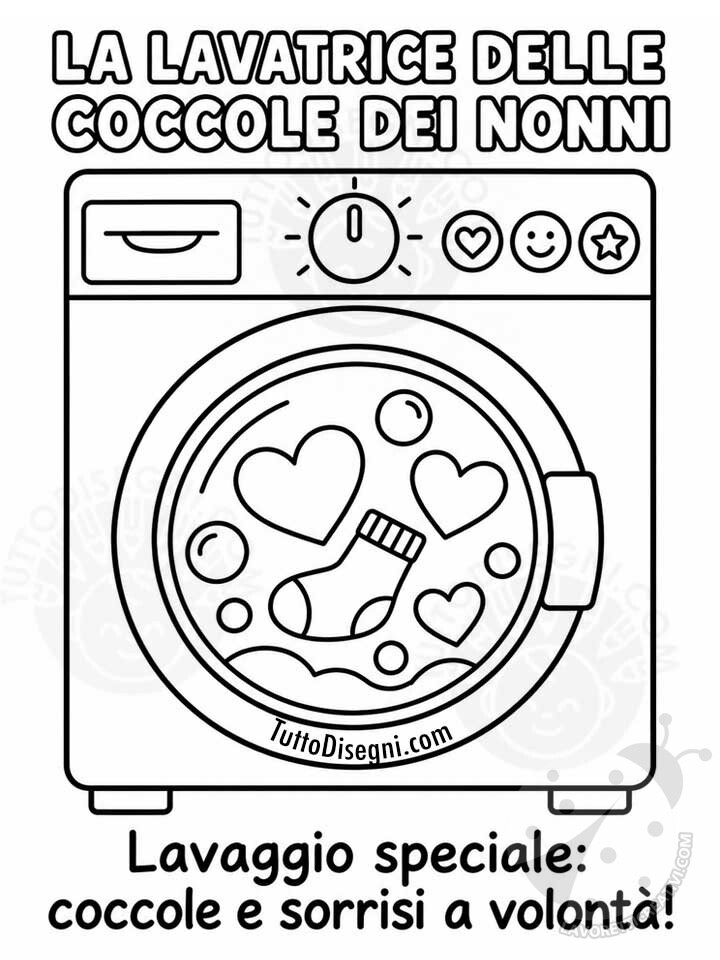 lavatrice delle coccole dei nonni