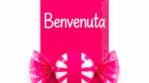 matita con caramella benvenuta