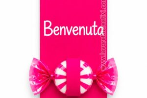 matita con caramella benvenuta
