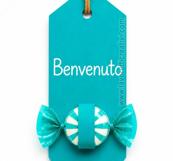 matita con caramella benvenuto