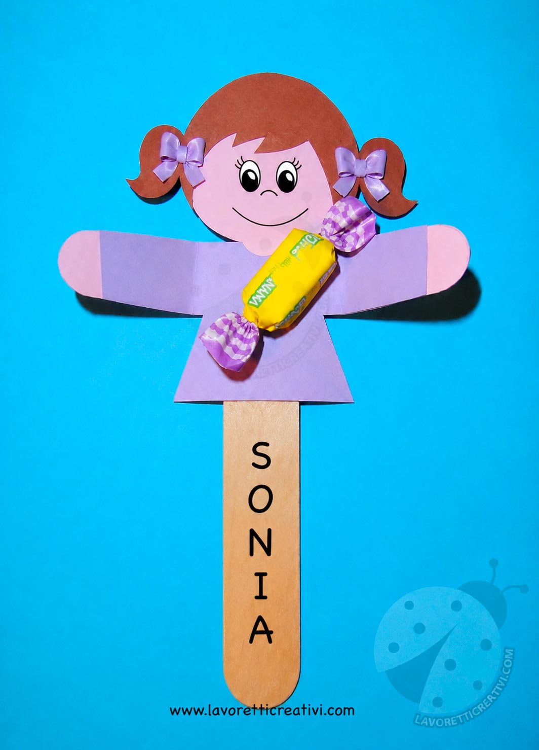 Bambina porta caramella 8 regalino per bambina